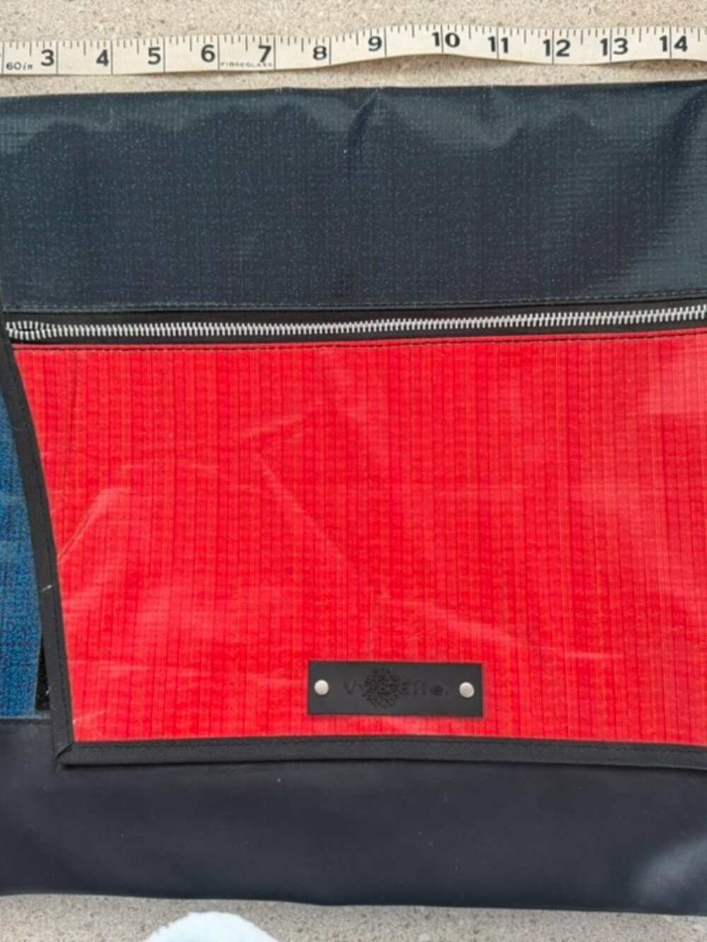 NWT Multi Color Block Hipster Vintage Laptop or Messenger Bag